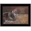 A Mother Love Horses 2 Black Framed Print Wall Art