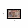 God Bless America 3 Black Framed Print Wall Art