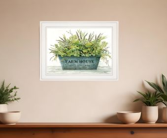 Farmhouse White Framed Print Wall Art