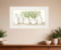 Simplicity in White II White Framed Print Wall Art