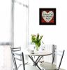 Measure of Love 2 Black Framed Print Wall Art