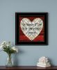 Measure of Love 2 Black Framed Print Wall Art