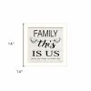 Family This is Us 2 White Framed Print Wall Art