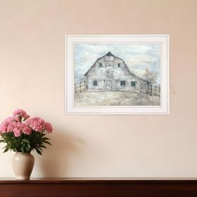 Rustic Beauty 1 White Framed Print Wall Art