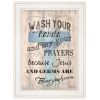 Bathroom Humor 1 White Framed Print Bathroom Wall Art