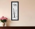 Time for Everything Black Framed Print Wall Art