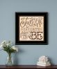 Together 3 Black Framed Print Wall Art