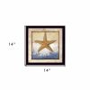 Starfish Black Framed Print Wall Art