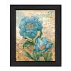 Paris Blue II Black Framed Print Wall Art