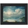 Moon Glow 2 Black Framed Print Wall Art