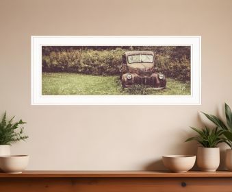 Rusty Clearing 1 White Framed Print Wall Art