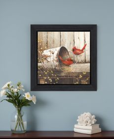 Playing Around 1 Black Framed Print Wall Art