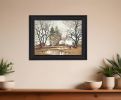 Cold Swim Black Framed Print Wall Art