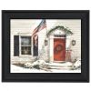 Main Street 2 Black Framed Print Wall Art