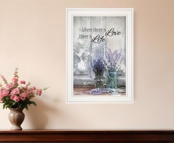 Where There is Love 2 White Framed Print Wall Art