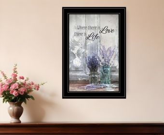 Where There is Love 3 Black Framed Print Wall Art