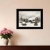 Farmhouse Christmas 2 Black Framed Print Wall Art