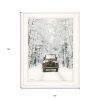 Antique Christmas 1 White Framed Print Wall Art