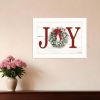 Christmas Joy 4 White Framed Print Wall Art