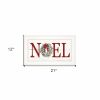 Christmas Noel 1 White Framed Print Wall Art