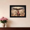 Blaze of Glory 2 Black Framed Print Wall Art