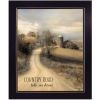 Country Road Take Me Home 2 Black Framed Print Wall Art