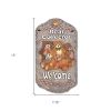 Teddy Bear Indoor Outdoor Resin Welcome Wall Decor