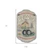 Tractor and Farm Welcome Sign Indoor Outdoor Resin Wall Decor