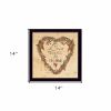 Love Begins at Home 1 Black Framed Print Wall Art