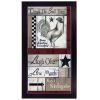 Cherish The Small things 2 Black Framed Print Wall Art