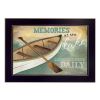 Memories at the Lake Black Framed Print Wall Art