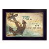 You Are my Anchor Black Framed Print Wall Art