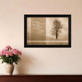 Its About Love 2 Black Framed Print Wall Art