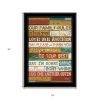 Our Family Rules 7 Black Framed Print Wall Art