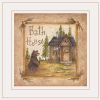 Bath House 3 White Framed Print Bathroom Wall Art