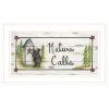 Nature Calls 1 White Framed Print Wall Art