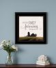 Faith Family Farming Friends 2 Black Framed Print Wall Art