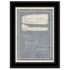 Brush Teeth 4 Black Framed Print Wall Art