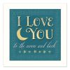 I Love You 2 White Framed Print Wall Art