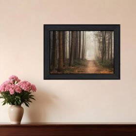 Quiet Black Framed Print Wall Art