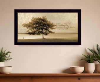 Find Yourself Black Framed Print Wall Art