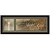 Walk in the Light 1 Black Framed Print Wall Art