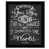 When You Are Kind Black Framed Print Wall Art