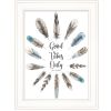 Good Vibes Only 1 White Framed Print Wall Art