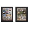 Set Of Two Light Your Way Black Framed Print Wall Art