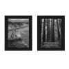 Set Of Two Strength 2 Black Framed Print Wall Art