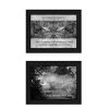 Set Of Two Beauty 2 Black Framed Print Wall Art