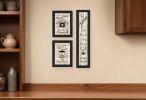 Set Of Three The Kitchen Collection I 2 Black Framed Print Kitchen Wall Art