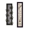 Set Of Two Come On In with Seven Peg Mug Rack 2 Black Framed Print Kitchen Wall Art