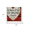 Set Of Two Love is Patient or Measure 1 White Framed Print Wall Art